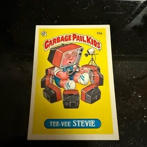 Garbage Pail Kids Tee-Vee Stevie Trading Card